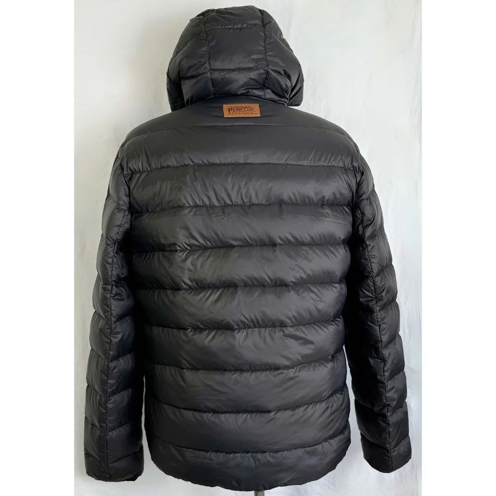 Pendleton Black Puff Jacket with Patterned Interior